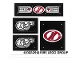 Part No: 8408stk01b Name: Sticker Sheet for Set 8408 - Red 'LT' - (4100329) Part No: 8408stk01b Name: Sticker Sheet for Set 8408 - Red 'LT' - (4100329)
