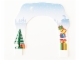 Lot ID: 74050191  Part No: 850939cdb01  Name: Paper Cardboard Arch for Holiday Set 850939