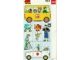 Part No: 9221comm  Name: Paper Duplo Mosaic Picture Puzzle Key Card from Set 9221 - Community