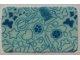 Part No: bb0752pb01  Name: Cloth Sewing, Rectanglular, Rounded Corners, Stars and Butterflies Pattern