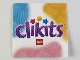 Part No: clikits300pb01  Name: Clikits Frame Insert, Paper 4 x 4 Thin with Clikits Logo Pattern
