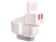 Part No: minebunny07  Name: Minecraft Bunny / Rabbit, Albino - Brick Built
