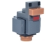 Part No: minechicken08  Name: Minecraft Chicken, Cold - Brick Built