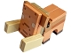 Part No: minehoglin04  Name: Minecraft Hoglin, Baby, Nougat Face - Brick Built