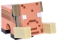 Part No: minehoglin05  Name: Minecraft Hoglin, Baby, Nougat Face (Dark Tan Plate, Modified 1 x 3 with 2 Studs) - Brick Built