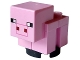 Part No: minepig02b  Name: Minecraft Pig, Baby (Plain Snout) - Brick Built