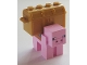 Part No: minepig05  Name: Minecraft Pig, Piggy Bank - Brick Built