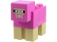 Part No: minesheep18 Name: Minecraft Sheep, Dark Pink - Brick Built Part No: minesheep18 Name: Minecraft Sheep, Dark Pink - Brick Built