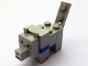Part No: minewolf04  Name: Minecraft Wolf, Black and White Eyes - Brick Built