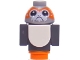 Part No: porg03  Name: Porg, Star Wars with Dark Bluish Gray Wings and Black Tail - Brick Built