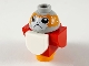 Part No: porg04  Name: Porg, Star Wars with Red Wings and Tail - Brick Built
