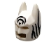 Part No: 10113pb05  Name: Minifigure, Headgear Mask Batman Cowl (Angular Ears, Pronounced Brow) with Black Zebra Stripes Pattern