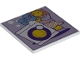 Part No: 10202pb024  Name: Tile 6 x 6 with Bottom Tubes with Minifigure and Washing Machine Pattern