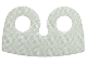 Part No: 102509  Name: Minifigure Cape Cloth, High Rounded Narrow Collar
