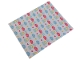 Lot ID: 385890860  Part No: 103667pb02  Name: Duplo, Cloth Blanket 8 x 10 cm with Clouds, Sun, Rainbow, Raindrops and Hearts Pattern