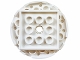 Part No: 11213c03  Name: Turntable 6 x 6 x 2/3 with White Square Base, Free-Spinning (11213 / 61485)