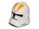 Part No: 11217pb03  Name: Minifigure, Headgear Helmet SW Clone Trooper with Bright Light Orange 212th Legion Pattern