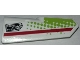 Lot ID: 295097152  Part No: 11946pb024  Name: Technic, Panel Fairing #21 Very Small Smooth, Side B with Red Stripe, Lime Dots and 'TRANS missions' Pattern (Sticker) - Set 42065