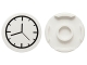 Part No: 14769pb001  Name: Tile, Round 2 x 2 with Bottom Stud Holder with Clock Pattern