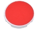 Part No: 14769pb0655  Name: Tile, Round 2 x 2 with Bottom Stud Holder with Red Circle Pattern
