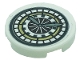Part No: 14769pb452  Name: Tile, Round 2 x 2 with Bottom Stud Holder with Clock Pattern (Sticker) - Set 71043