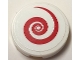 Part No: 14769pb727 Name: Tile, Round 2 x 2 with Bottom Stud Holder with Red Spiral Pattern (Sticker) - Set 40166 Part No: 14769pb727 Name: Tile, Round 2 x 2 with Bottom Stud Holder with Red Spiral Pattern (Sticker) - Set 40166