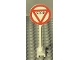 Lot ID: 394197386  Part No: 14pb06  Name: Road Sign Round with 'STOP' in Triangle Pattern