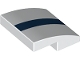 Part No: 15068pb164  Name: Slope, Curved 2 x 2 x 2/3 with Dark Blue Stripe Pattern