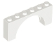 Lego part: Arch 1 x 6 x 2 - Medium Thick Top without Reinforced Underside