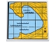 Part No: 1751pb040 Name: Tile 4 x 4 with Topographic Map with Bright Light Blue Gulf and Bright Light Orange Coastline, Black Compass Direction Letter N Pattern (Sticker) - Set 910040 Part No: 1751pb040 Name: Tile 4 x 4 with Topographic Map with Bright Light Blue Gulf and Bright Light Orange Coastline, Black Compass Direction Letter N Pattern (Sticker) - Set 910040