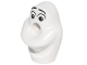 Part No: 18879pb01  Name: Minifigure, Head, Modified Olaf with Relaxed Eyebrows and Glints to Left Pattern