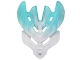 Part No: 19149pb03  Name: Bionicle Mask Protector with Marbled Trans-Light Blue Pattern (Protector Mask of Ice)