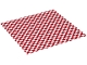 Lot ID: 349402821  Part No: 20409pb01  Name: Duplo, Cloth Blanket 10 x 10 cm with Red Checkered Pattern