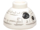 Part No: 20952pb07  Name: Brick, Round 1 1/2 x 1 1/2 x 2/3 Dome Top with SW Snowman BB-8 Droid Head with Black Sensors and Light Bluish Gray Lines Pattern