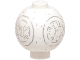 Part No: 20953pb07  Name: Brick, Round 2 x 2 Sphere with Stud / Robot Body with SW Snowman BB-8 Droid Light Bluish Gray Circles and Lines Pattern