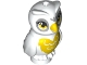 Part No: 21333pb05  Name: Owl, Elves with Yellow Beak, Light Bluish Gray Face and Yellow Chest Pattern