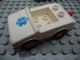 Part No: 2235pb03  Name: Duplo Car with 1 x 2 Studs with Red Base and EMT Star of Life Pattern