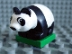Part No: 2334c01pb01  Name: Duplo Panda Baby Cub on Green Base, Eyes looking Left