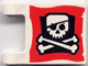 Lot ID: 412390960  Part No: 2335pb008  Name: Flag 2 x 2 Square with Skull and Crossbones (Eye Patch) Pattern