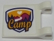 Part No: 2335pb150  Name: Flag 2 x 2 Square with Friends Camp Pattern to Left of Clips (Sticker) - Set 41121