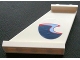 Part No: 2340pb020L  Name: Tail 4 x 1 x 3 with Dark Blue, Medium Blue and Red Wave Pattern on Left Side (Sticker) - Set 4642