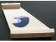 Part No: 2340pb020R  Name: Tail 4 x 1 x 3 with Dark Blue, Medium Blue and Red Wave Pattern on Right Side (Sticker) - Set 4642