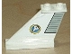Part No: 2340pb024L  Name: Tail 4 x 1 x 3 with Light Gray Flap and Space Shuttle Logo Pattern on Left Side (Sticker) - Set 6465