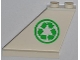 Part No: 2340pb045L  Name: Tail 4 x 1 x 3 with Recycling Arrows on Left Side Pattern (Sticker) - Set 4432