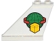 Part No: 2340pb047L  Name: Tail 4 x 1 x 3 with Box and Arrows and Globe Pattern on Left Side (Sticker) - Set 60021