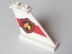 Part No: 2340pb064R  Name: Tail 4 x 1 x 3 with Fire Logo Badge on Red Stripe Pattern Model Right Side (Sticker) - Set 60005