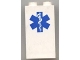 Part No: 2362apb02  Name: Panel 1 x 2 x 3 - Solid Studs with EMT Star of Life Pattern