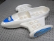 Lot ID: 398548175  Part No: 23702pb01  Name: Duplo Spaceship Body with Blue and Silver Pattern
