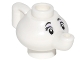 Lot ID: 290730392  Part No: 23986pb01  Name: Minifigure, Utensil Teapot with Black Eyes, Eyebrows, and Eyelashes, Lavender Eye Shadow Pattern (Mrs. Potts)