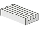 Part No: 2412u  Name: Tile, Modified 1 x 2 Grille (Undetermined Type)